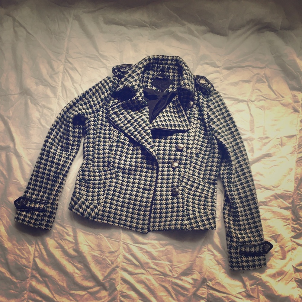 Patterned Pea Coat
